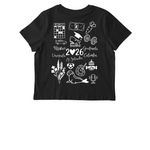 Class of 2026, a Black Stanley/Stella Women?s Stella Muser Tee (back-view)