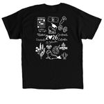 Class of 2026, a Black Classic Unisex Tee (back-view)
