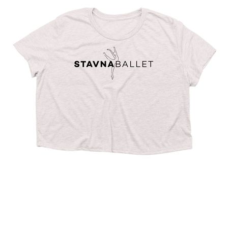 Stavna Ballet Shirts, a Heather Dust Women?s Flowy Cropped Tee