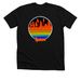 Aquifer Over AI ? Rivers Over Servers, a Solid Black Blend Premium Unisex Tee