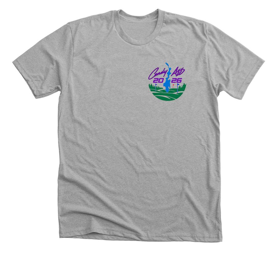 Candy Ass Main Colored, a Athletic Heather Premium Unisex Tee