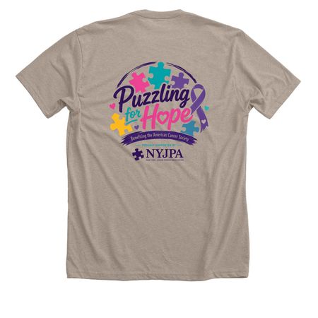 Puzzling For Hope, a Heather Stone Premium Unisex Tee