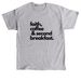 Faith,Coffee,2ndBreakfast, a Sport Grey Classic Unisex Tee