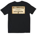 FLY HIGH ELI, a Black Softstyle Cotton Tee (back-view)