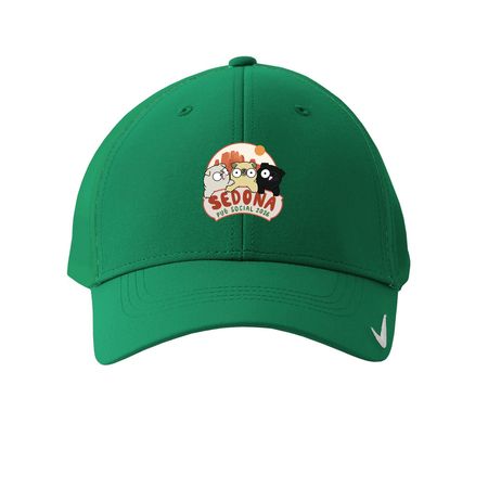 Sedona Pug Social Hat, a Apple Green Printed Nike Dri-FIT Legacy Performance Cap