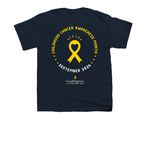 Ignite Hope: CCAM 2026, a Navy Youth Unisex Tee (back-view)