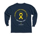 Ignite Hope: CCAM 2026, a Navy Youth Long Sleeve Tee (back-view)