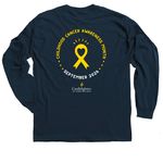 Ignite Hope: CCAM 2026, a Navy Classic Long Sleeve Tee (back-view)