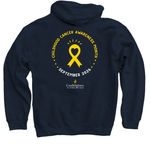 Ignite Hope: CCAM 2026, a Navy Pullover Hoodie (back-view)