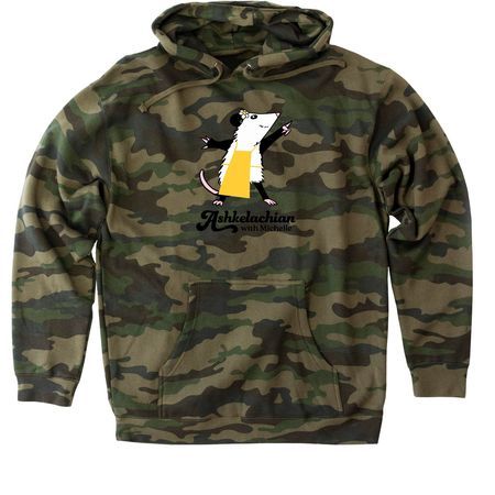 Pawpy Tops, a Forest Camo Heavyweight Camo Pullover Hoodie