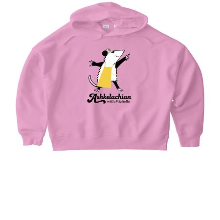 Pawpy Tops, a Bubble Pink Stanley/Stella Women?s Stella Nora Pullover Hoodie