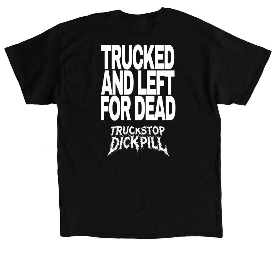 White Chappell Tee, a Black Classic Unisex Tee (back-view)