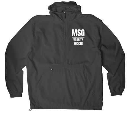 MSG windbreaker, a Graphite Packable Anorak