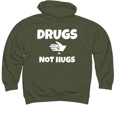 Drugs, a Army Midweight Pullover Hoodie