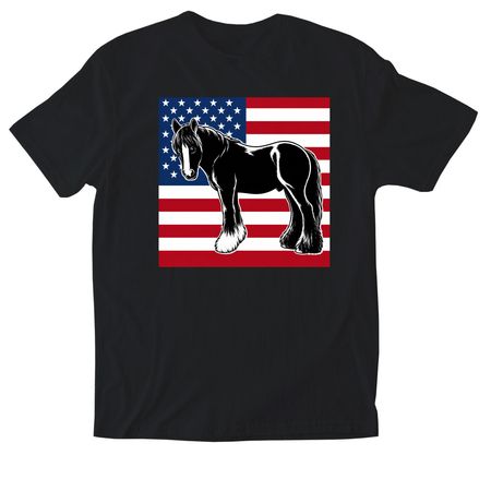 Wear one of Valor Horses!, a Black Softstyle Cotton Tee