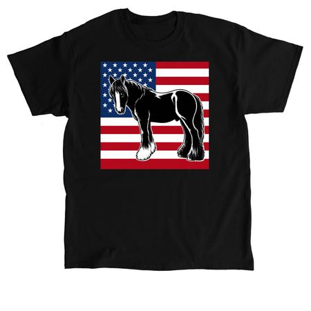Wear one of Valor Horses!, a Black Classic Unisex Tee