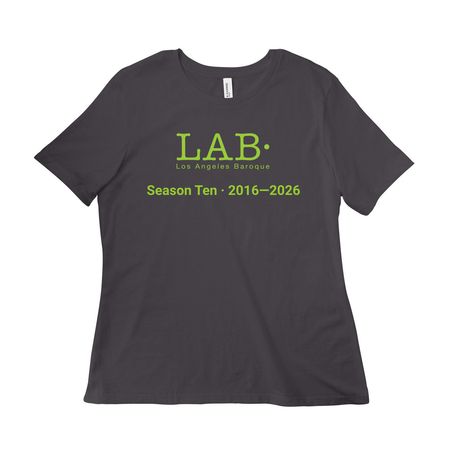 LAB Season 10 Celebratory Shirt, a Dark Grey Women?s Relaxed Cotton Tee