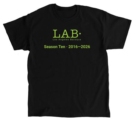 LAB Season 10 Celebratory Shirt, a Black Classic Unisex Tee