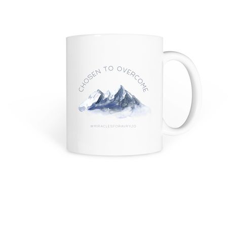 Chosen to Overcome, a White Coffee Mug