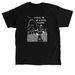 MSF No BBB Apparel - White on Black, a Black Classic Unisex Tee