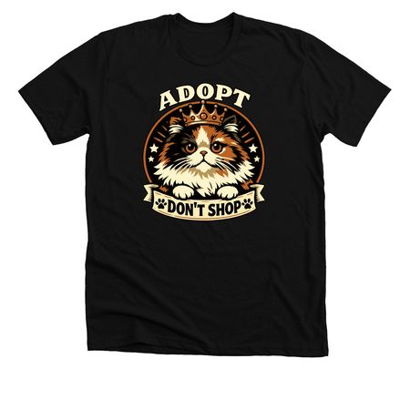 Queen Dottie, a Solid Black Blend Premium Unisex Tee