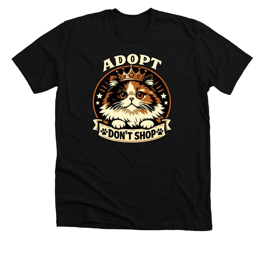 Queen Dottie, a Solid Black Blend Premium Unisex Tee