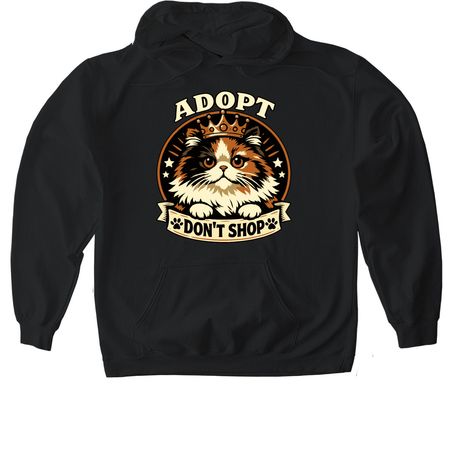 Queen Dottie, a Black Gildan Softstyle Pullover Hoodie