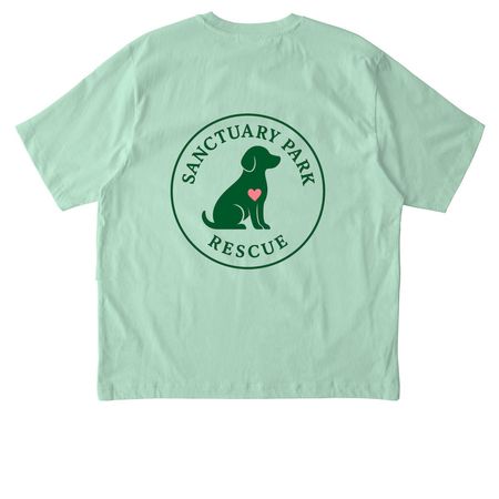 Classic Collective, a Misty Jade Stanley/Stella Unisex Freestyler Heavyweight Tee (back-view)