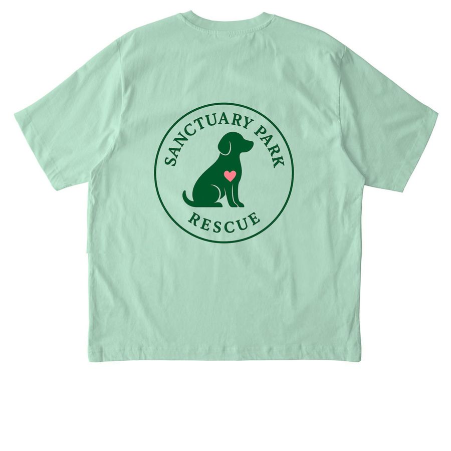 Classic Collective, a Misty Jade Stanley/Stella Unisex Freestyler Heavyweight Tee (back-view)