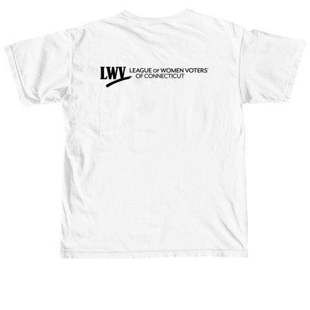Advocacy Tee - Pride, a White Comfort Colors Unisex Tee (back-view)