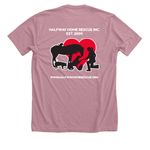 Fundraiser for Apollo?s Surgery, a Heather Orchid Premium Unisex Tee (back-view)