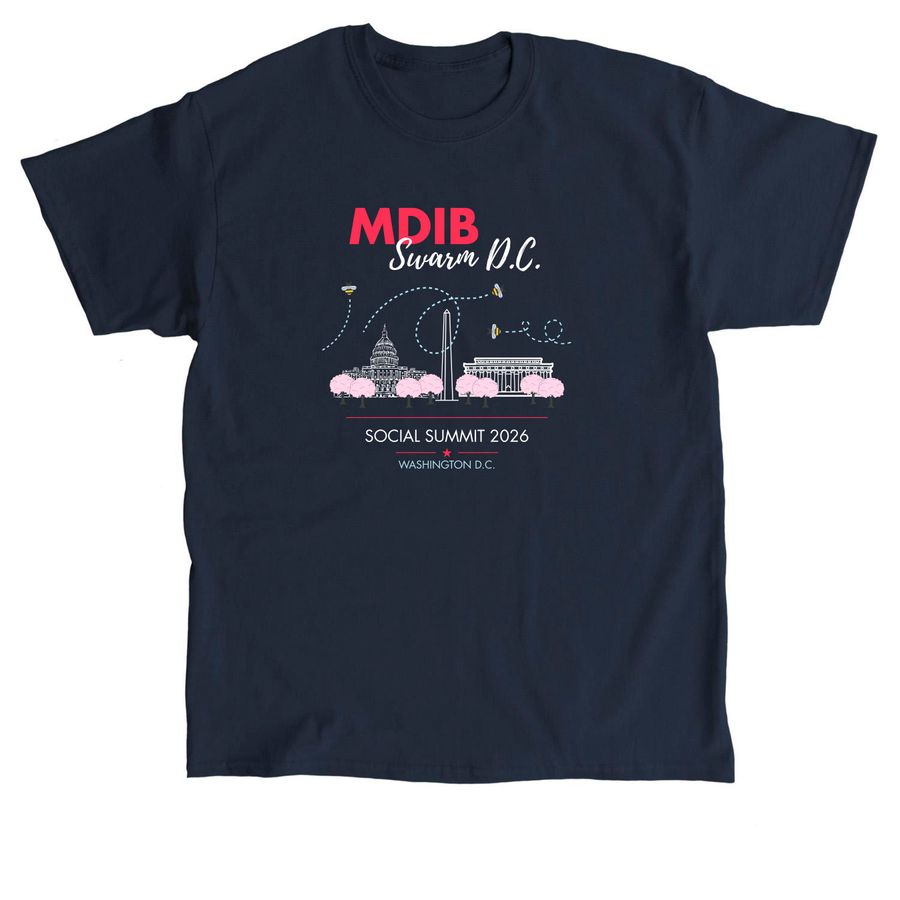 2026 MDIB Social Summit DC, a Navy Classic Unisex Tee