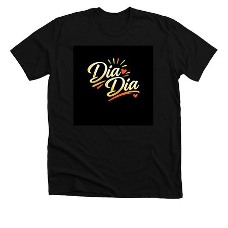 DAi DAI, a Solid Black Blend Premium Unisex Tee