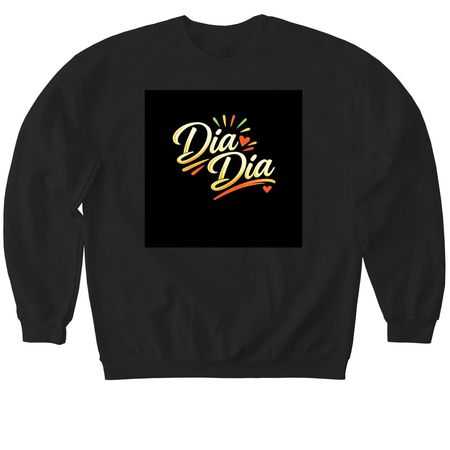 DAi DAI, a Black Softstyle Crewneck Sweatshirt