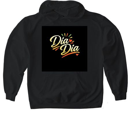 DAi DAI, a Black Gildan Softstyle Pullover Hoodie