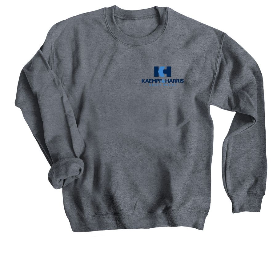 Kaempf & Harris Tees & Hoodies, a Dark Heather Crewneck Sweatshirt