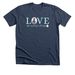 Support La Leche League, a Heather Navy Premium Unisex Tee