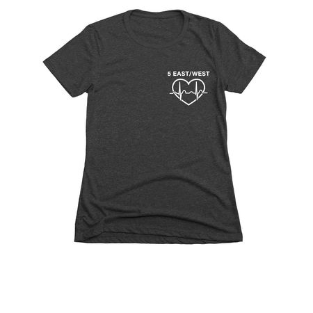 Original 5EW, a Charcoal Women's Slim Fit Tee