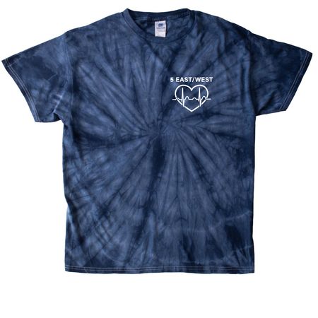 Original 5EW, a Navy Classic Tie Dye Tee