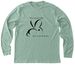 The Hare BnB- Fall 2026, a Heather Dusty Blue Premium Long Sleeve Tee