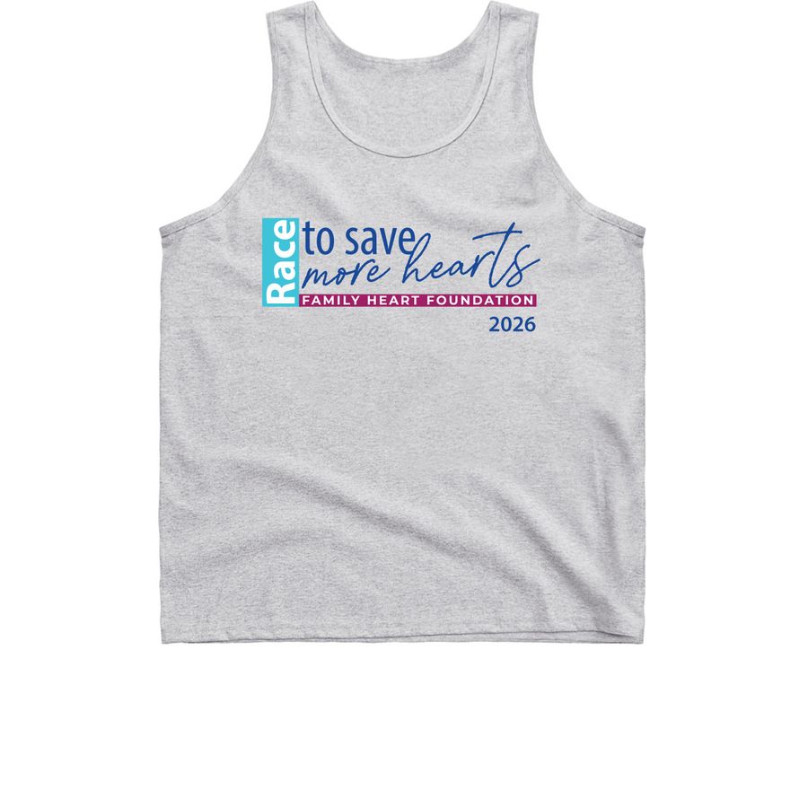2026 Race to Save More Hearts -Tanks, a Sport Grey Classic Unisex Tank Top