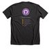 Montessori Team Tee V2, a Dark Grey Heather Premium Unisex Tee (back-view)