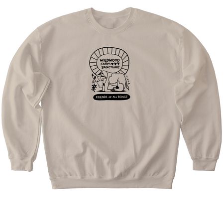 Love, Valentino, a Sand Softstyle Crewneck Sweatshirt