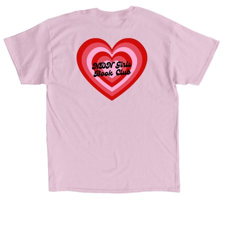 sweet cherry tee, a Light Pink Classic Unisex Tee (back-view)