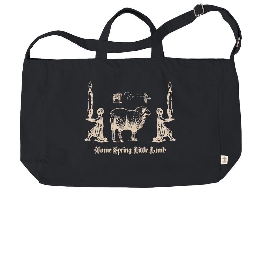 M&TM - CREAM/BLACK Tote Bag, a Black Reclaimist G2G Tote Bag