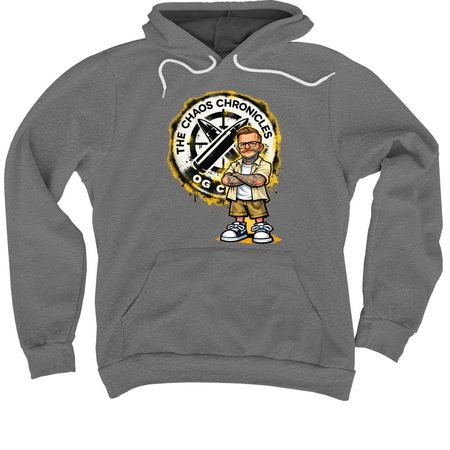 CHAOS TOON, a Deep Heather Premium Pullover Hoodie