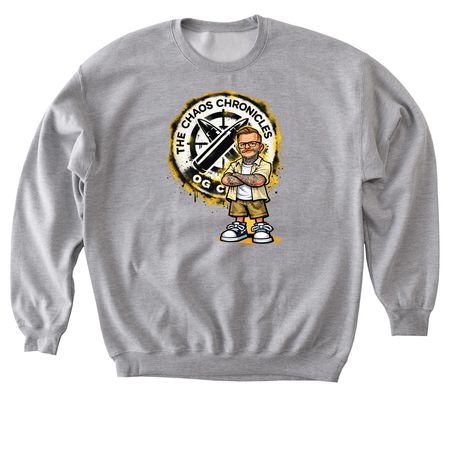 CHAOS TOON, a Sport Grey Softstyle Crewneck Sweatshirt