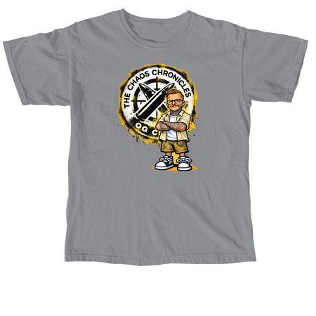 CHAOS TOON, a Granite Comfort Colors Unisex Tee