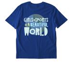 Beautiful World&nbsp;, a Worker Blue Stanley/Stella Unisex Creator 2.0 Tee (back-view)