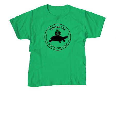Turtle Tea Podcast, a Irish Green Youth Unisex Tee
